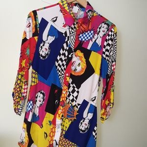 Akira Colorful Blouse